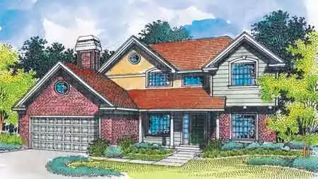 image of cottage house plan 1543